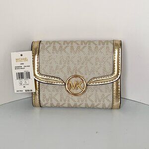 Michial Kors Signature Logo Wallet NWT
